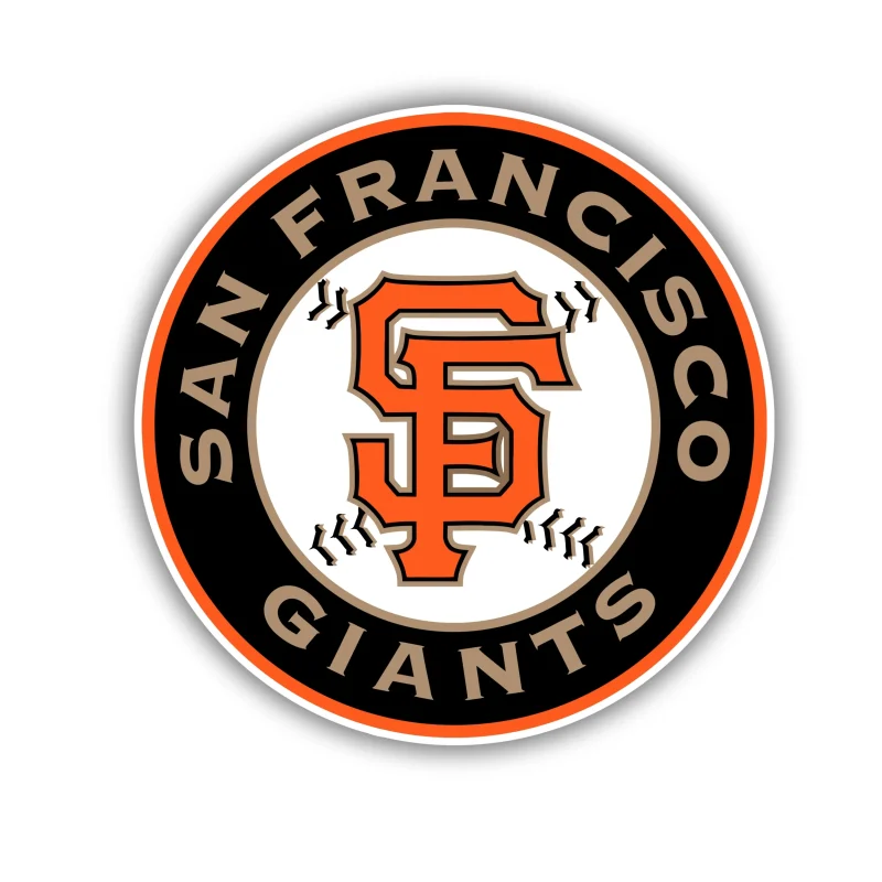 San Francisco Giants - Black Circle - Iron On DTF Transfer - Custom Size