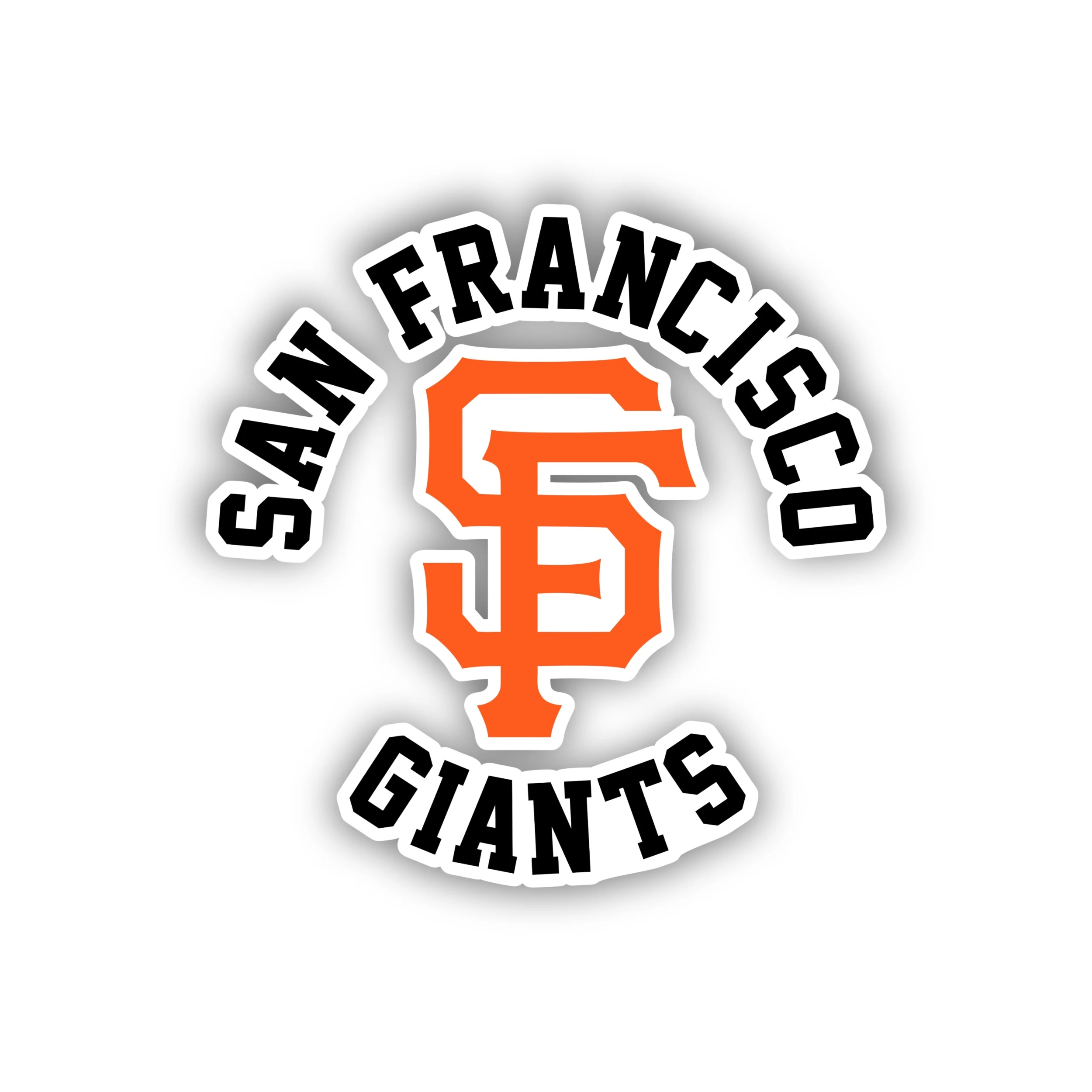 San Francisco Giants - SF With Name - Temporary Tattoo