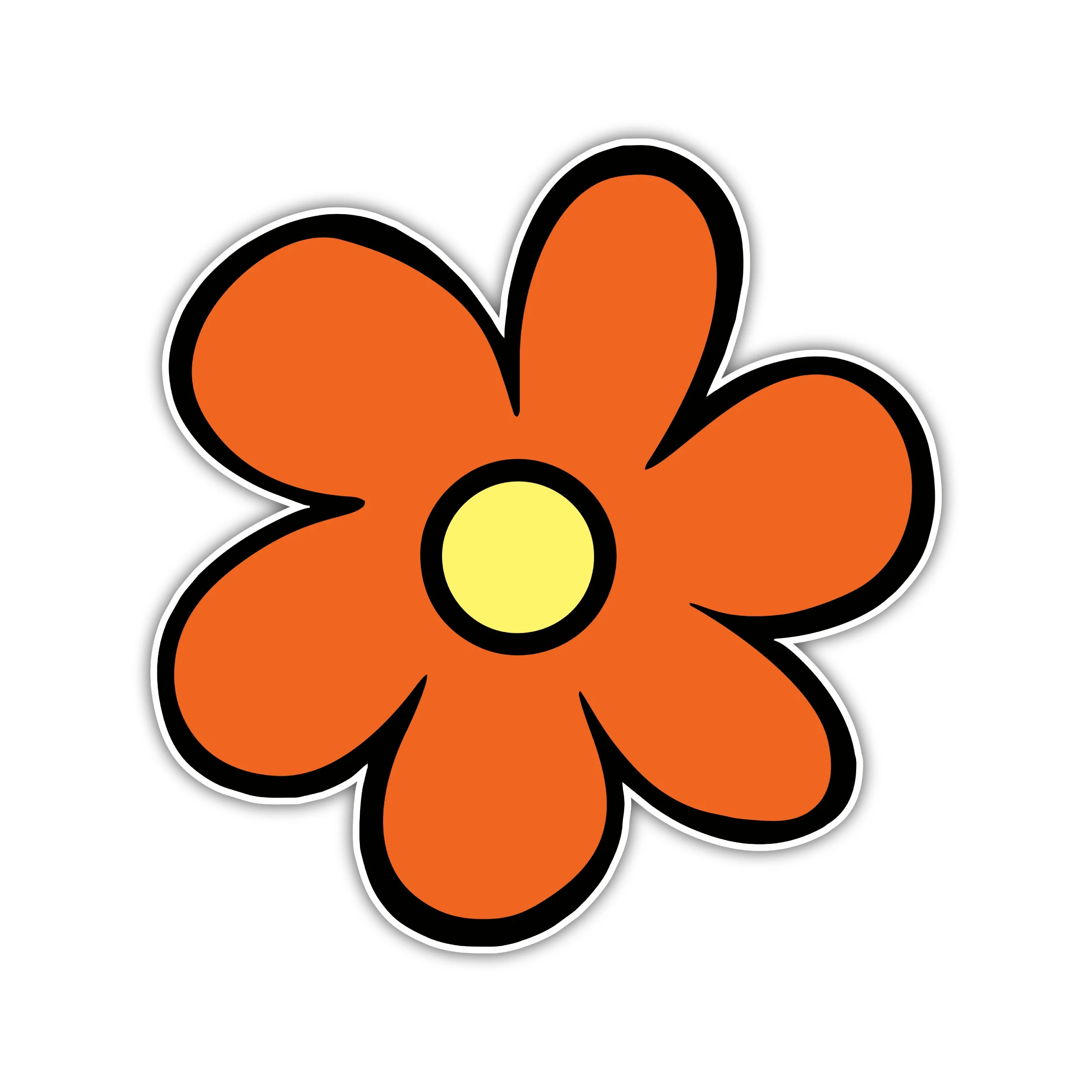 Scooby Doo - Mystery Machine Flower - Iron On DTF Transfer - Custom Size