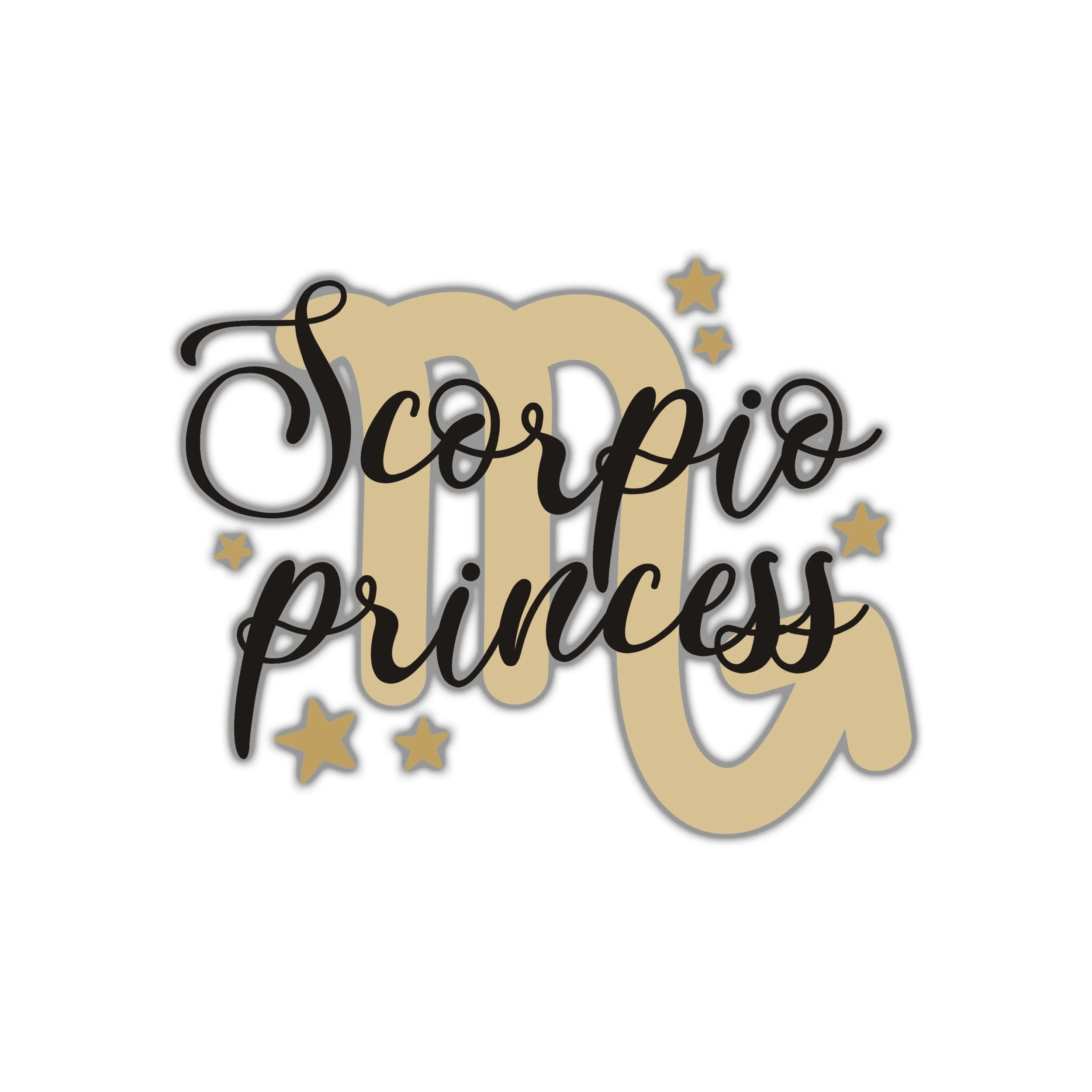 Scorpio Princess - Full Color Vinyl Decal - Custom Size
