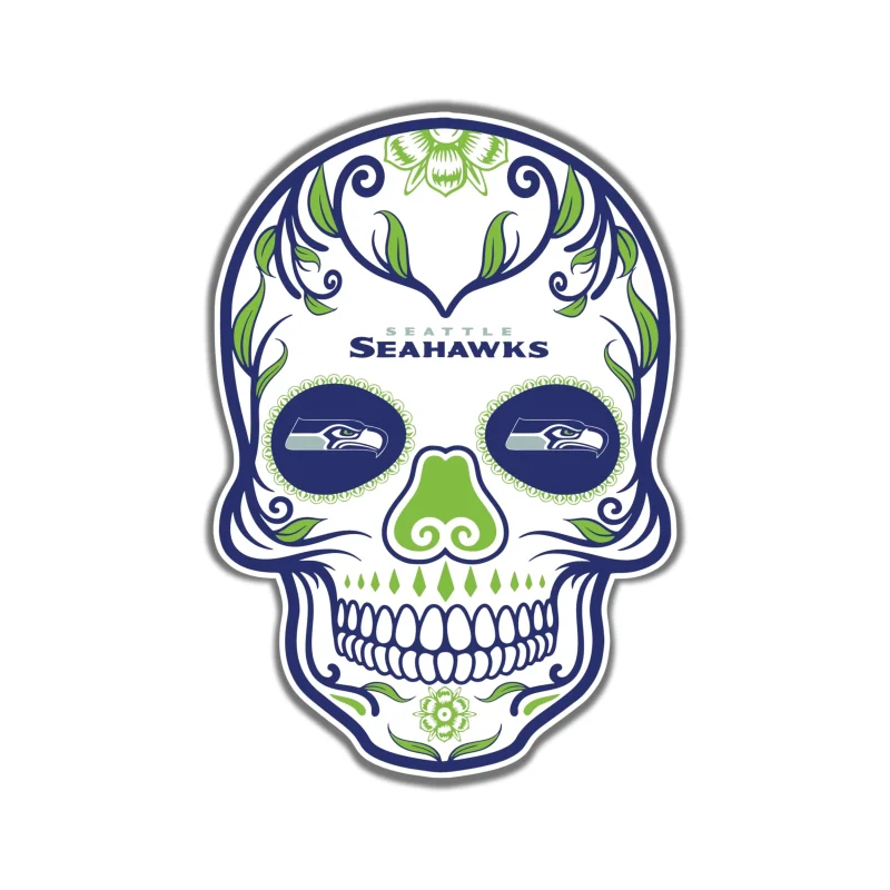 Seattle Seahawks Full Color Vinyl Sticker - Custom Size