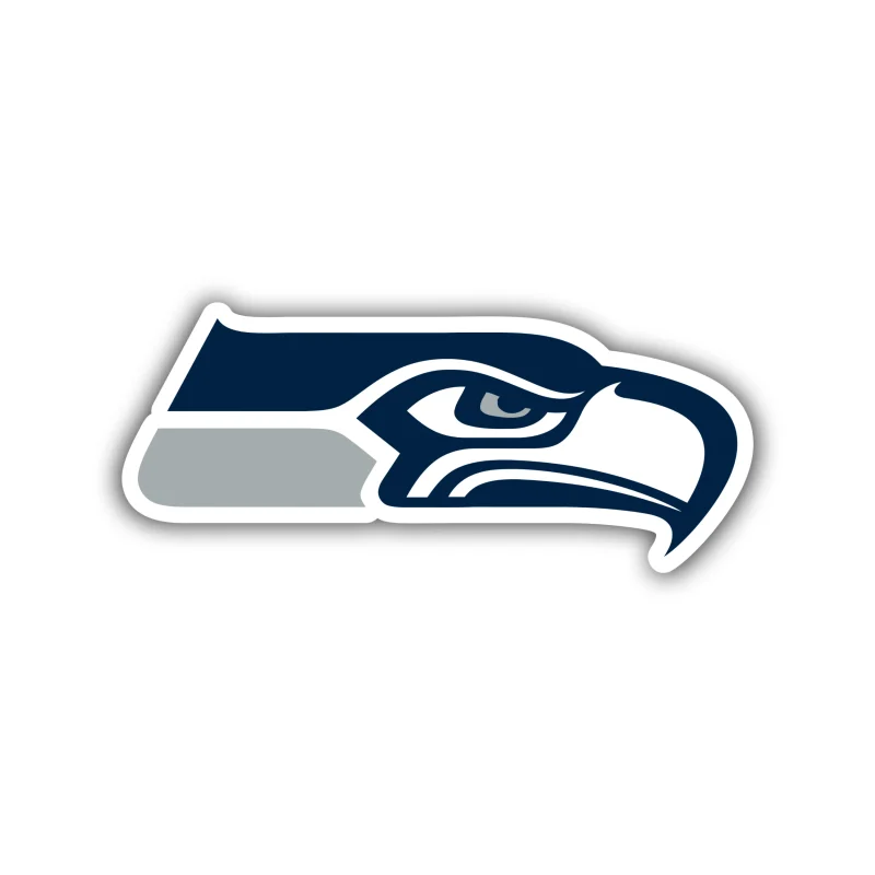 Seattle Seahawks - Seahawk Head - Iron On DTF Transfer - Custom Size