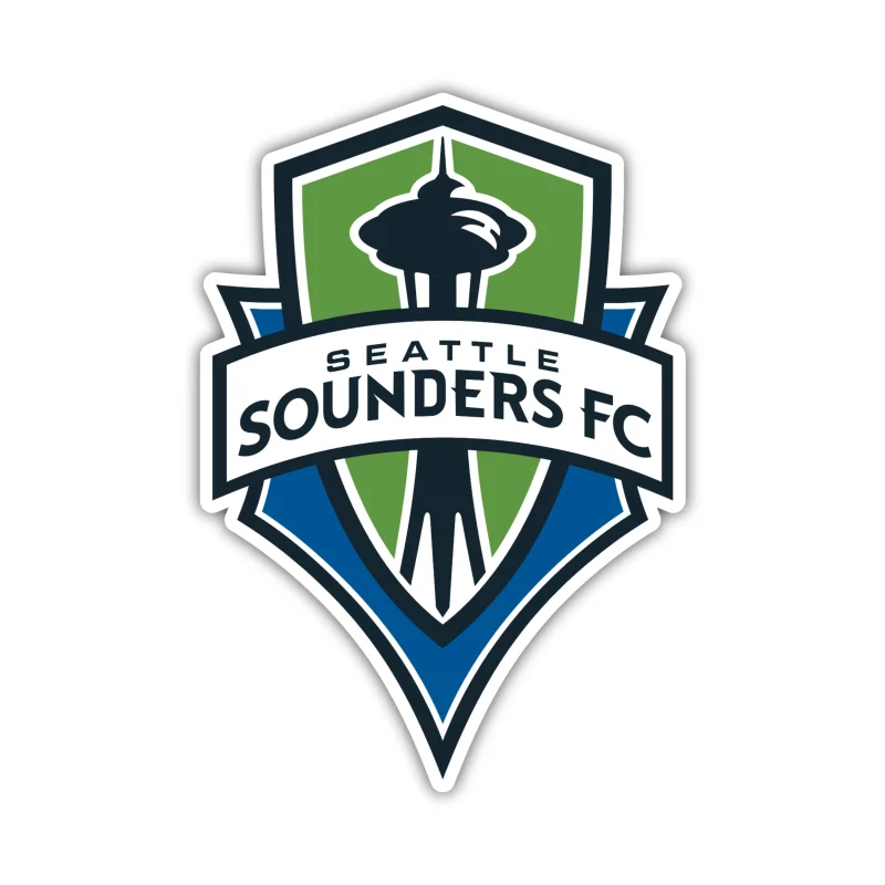 Seattle Sounders FC - Logo - Iron On DTF Transfer - Custom Size