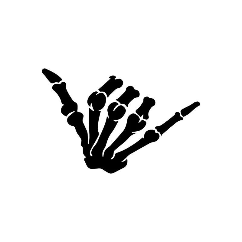Shaka Skeleton Hand - Custom Size