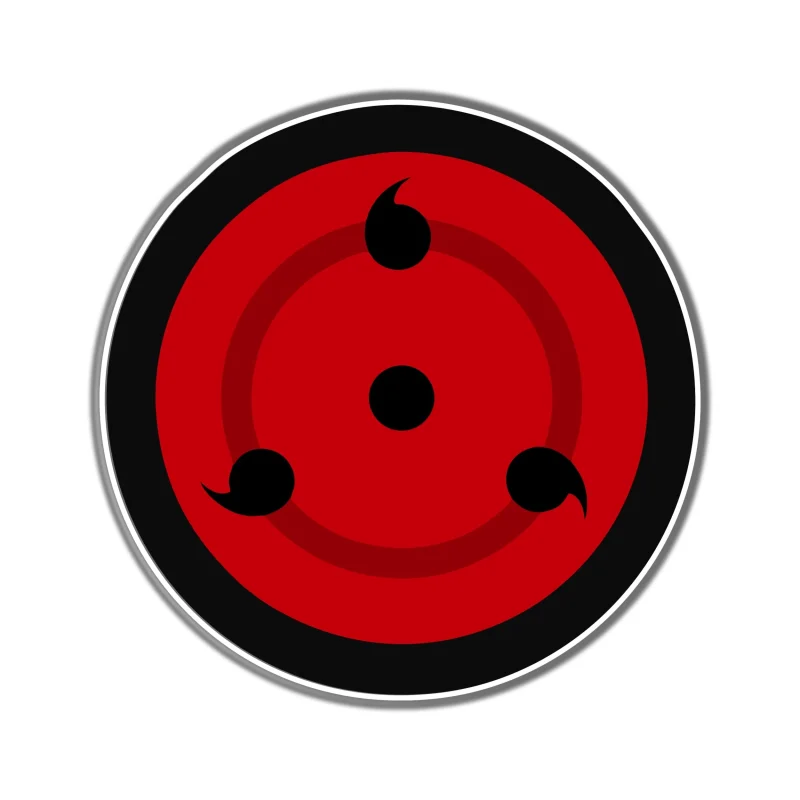 Sharingan Full Color Vinyl Decal - Custom Size