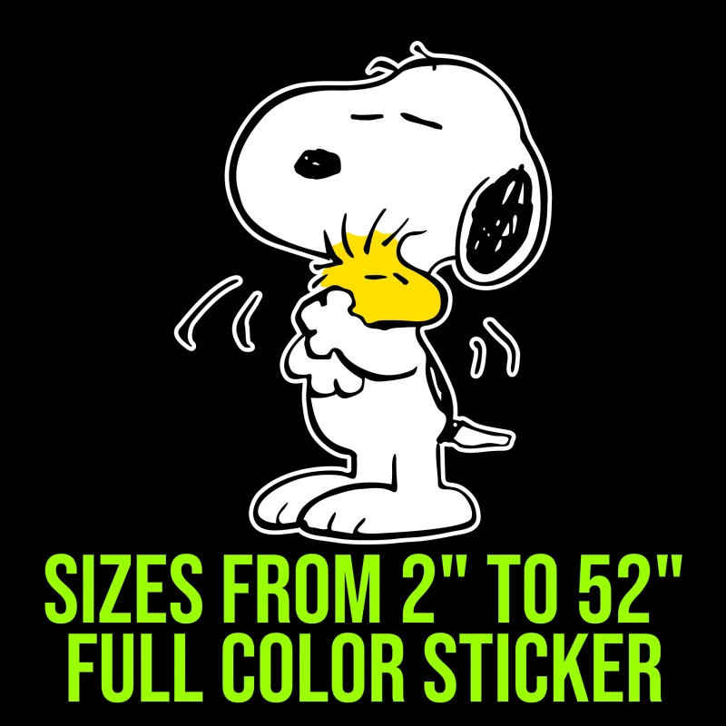 Snoopy Full Color Vinyl Decal