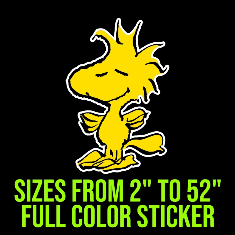 Snoopy- Woodstock Full Color Vinyl Decal