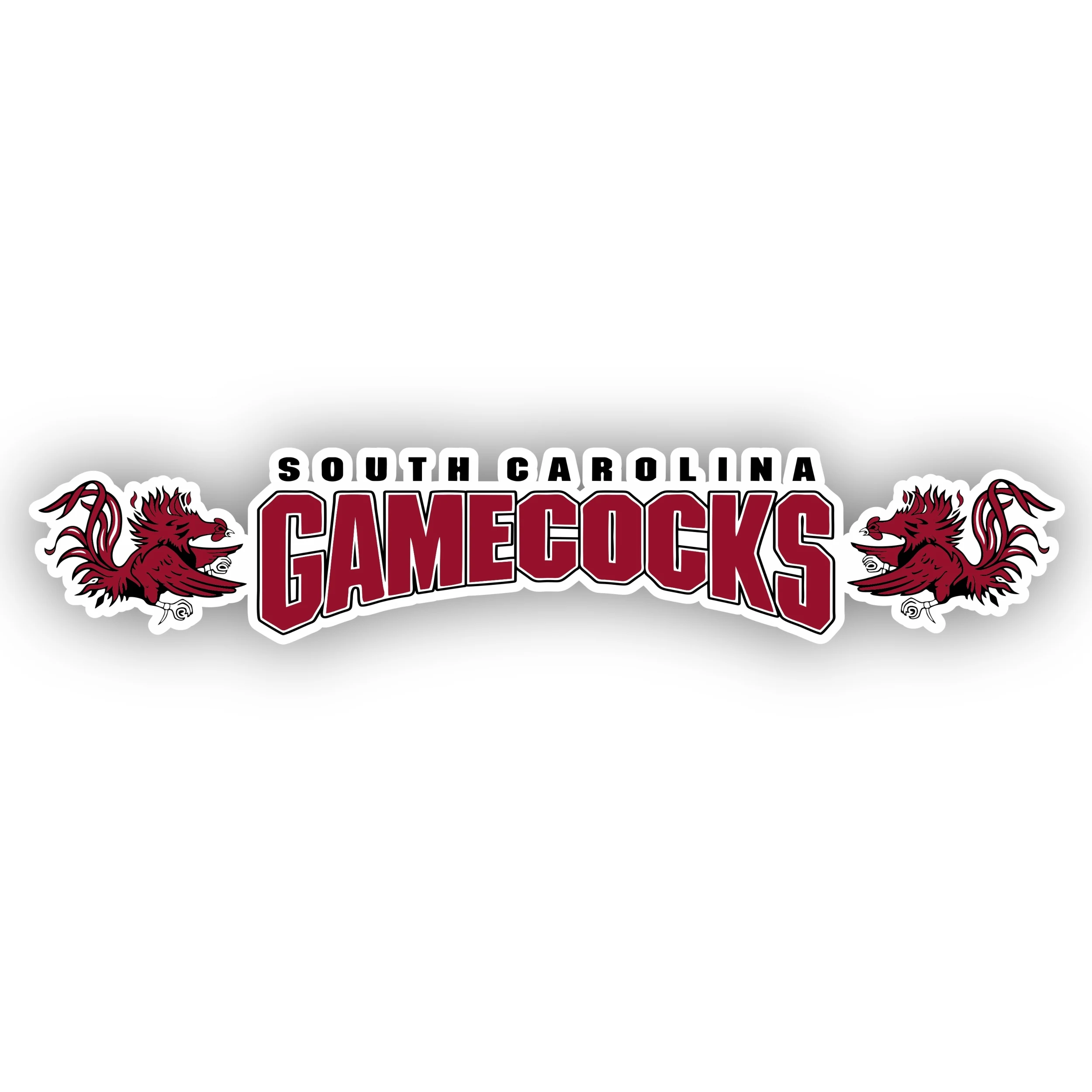 South Carolina Gamecocks - Name with Rooster- Iron On - Custom Size