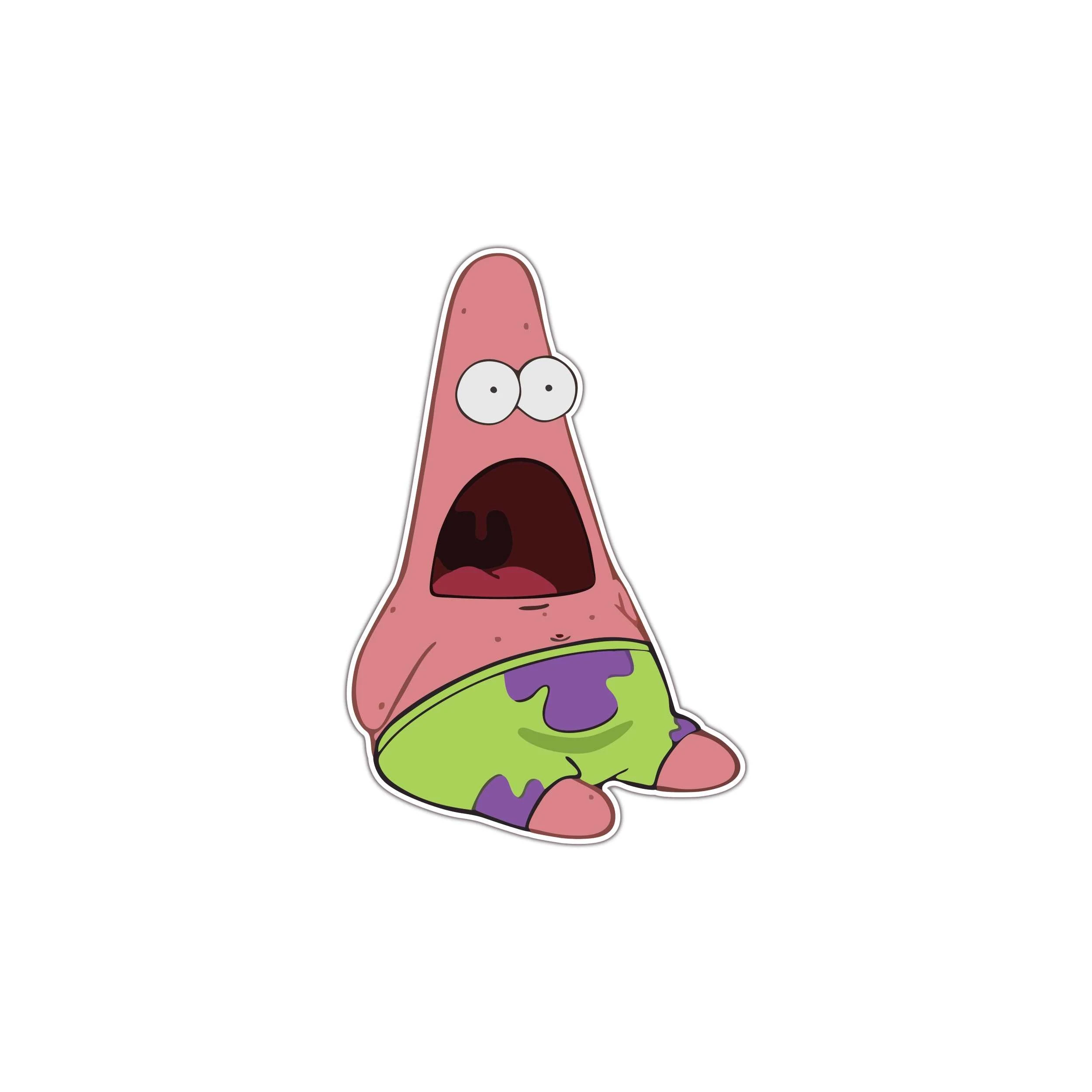 Spongebob - Patrick - Full Color Vinyl Decal - Custom Size