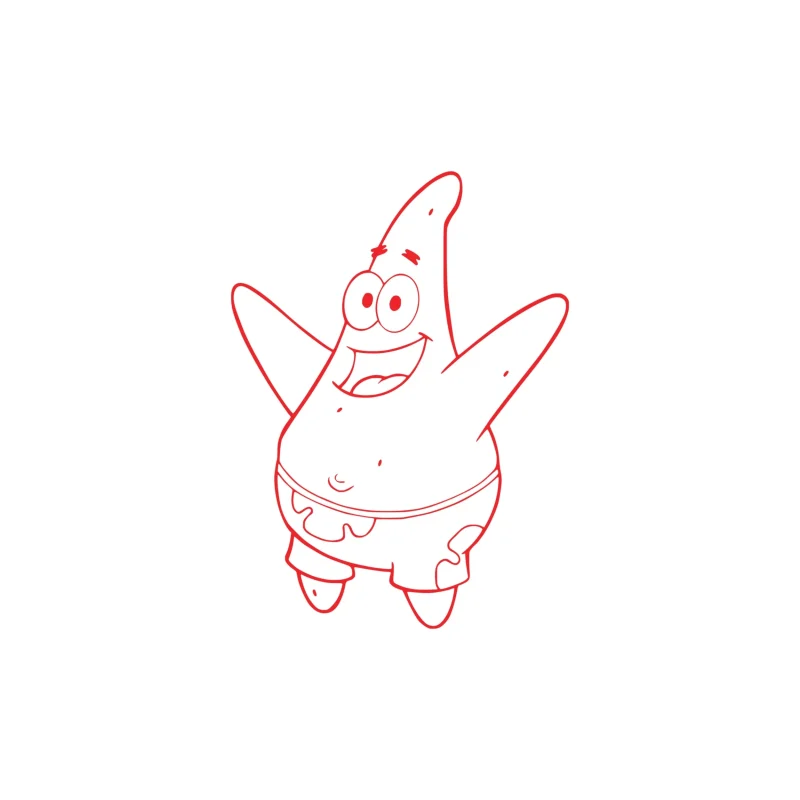 Spongebob Vinyl Decal - Custom Size
