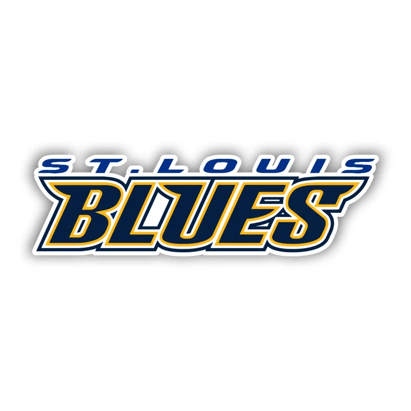 St Louis Blues - Name - Iron On DTF Transfer - Custom Size