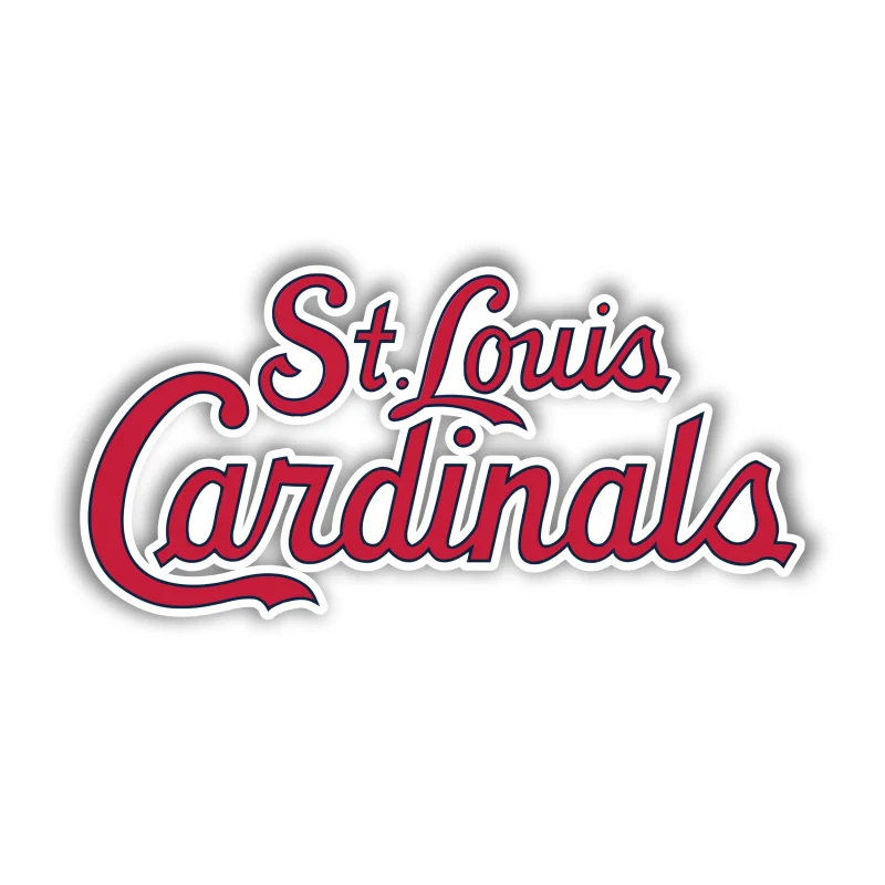 St. Louis Cardinals - Name Cursive - Iron On DTF Transfer - Custom Size