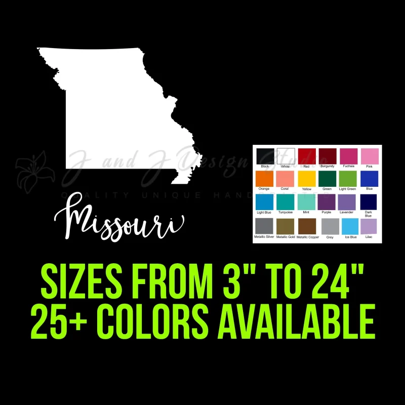 State of Missouri - Custom Size