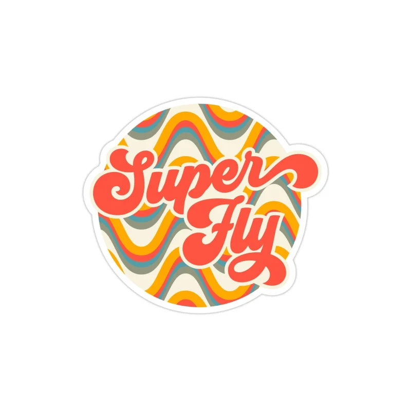 Super Fly Full Color Vinyl Decal - Custom Size