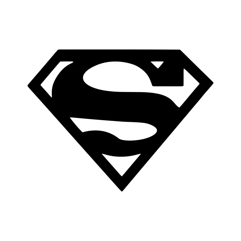 Superman Vinyl Decal - Custom Size