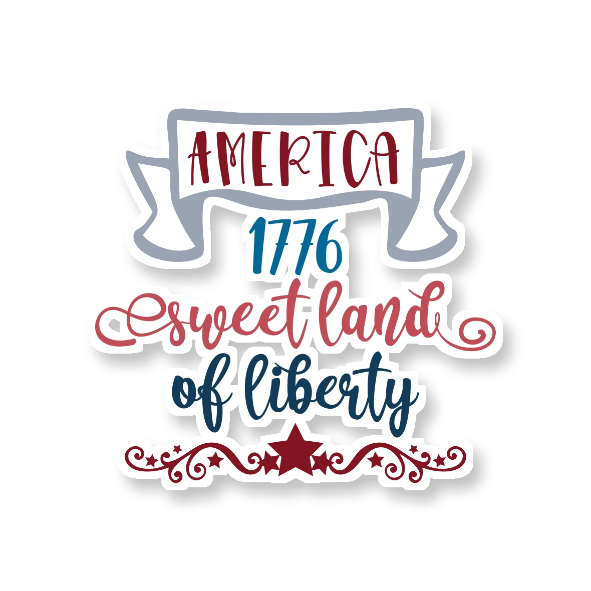 Sweet Land of Liberty - Temporary Tattoo