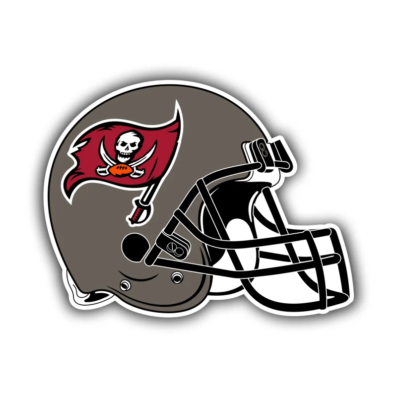 Tampa Bay Buccaneers - Helmet - Iron On DTF Transfer - Custom Size
