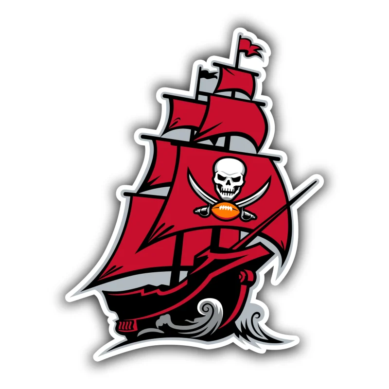 Tampa Bay Buccaneers - Ship - Temporary Tattoo