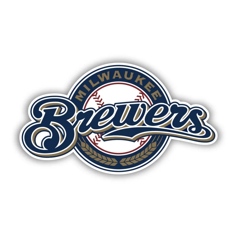 Milwaukee Brewers - Circle With Brewers - Temporary Tattoo
