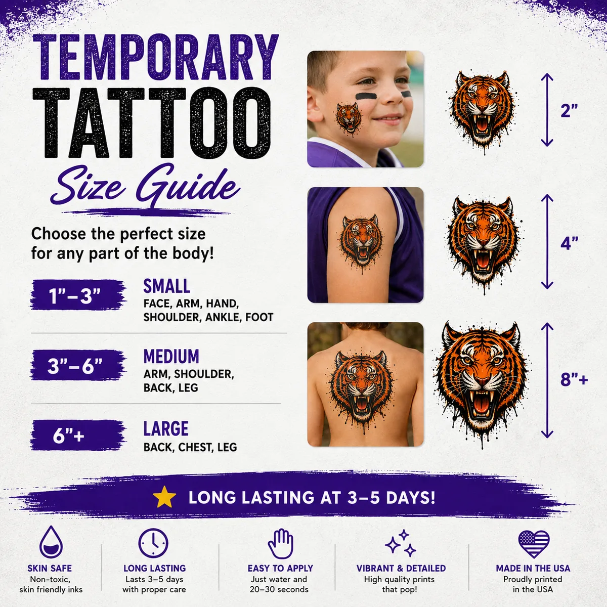 Charlotte Hornets - Temporary Tattoo - Image 5