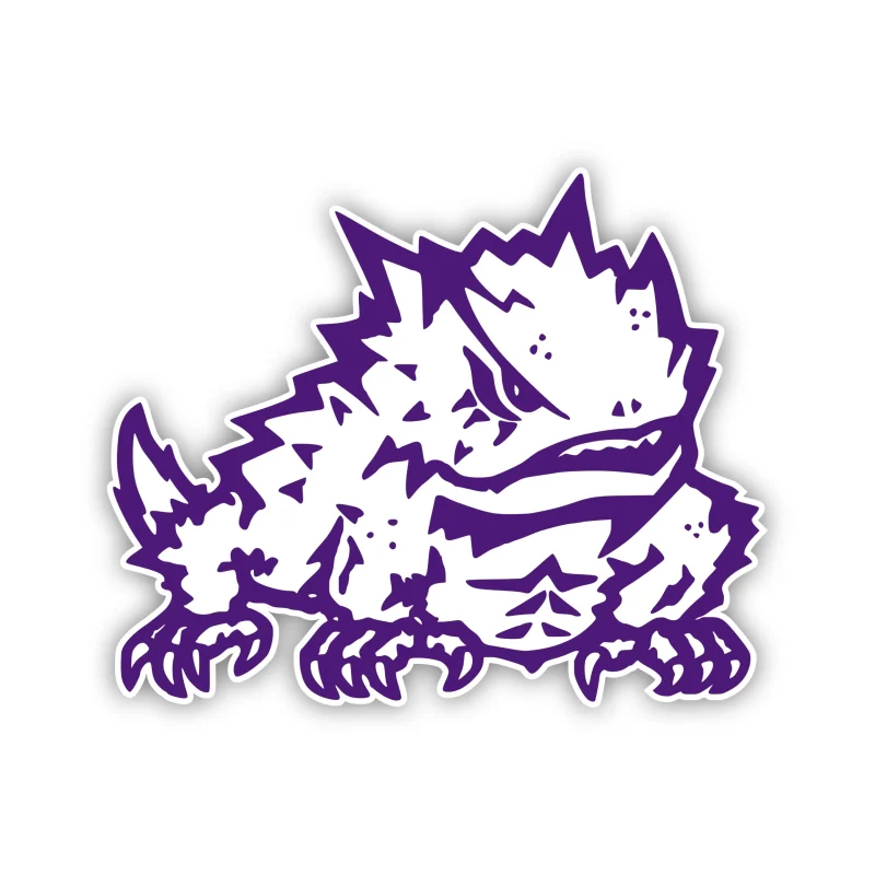 TCU Horned Frogs - Frog - Iron On DTF Transfer - Custom Size