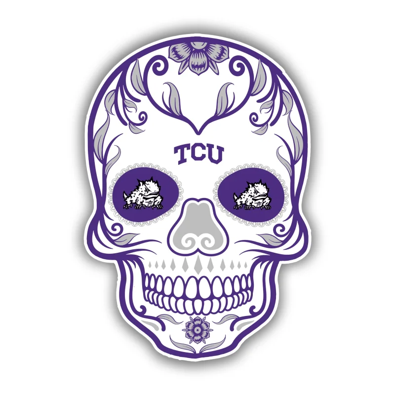 TCU Horned Frogs Full Color Vinyl Decal - Custom Size