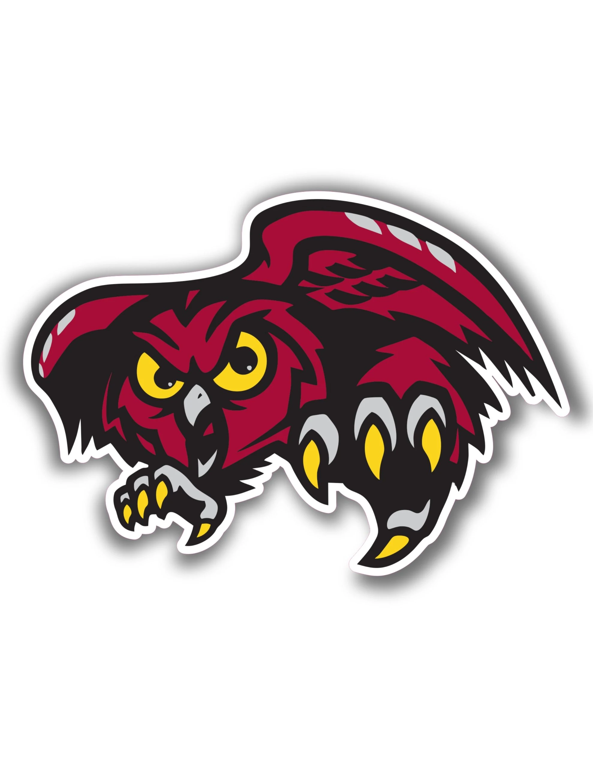 Temple University - Full Color Vinyl Decal - Custom Size
