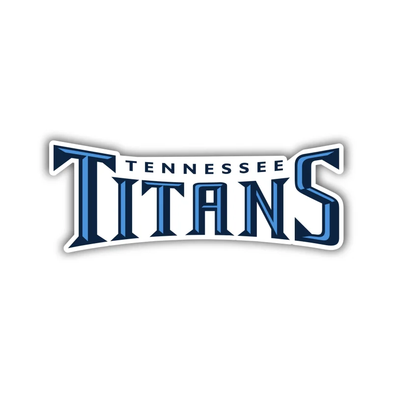 Tennessee Titans Full Color Vinyl Sticker – Custom Size