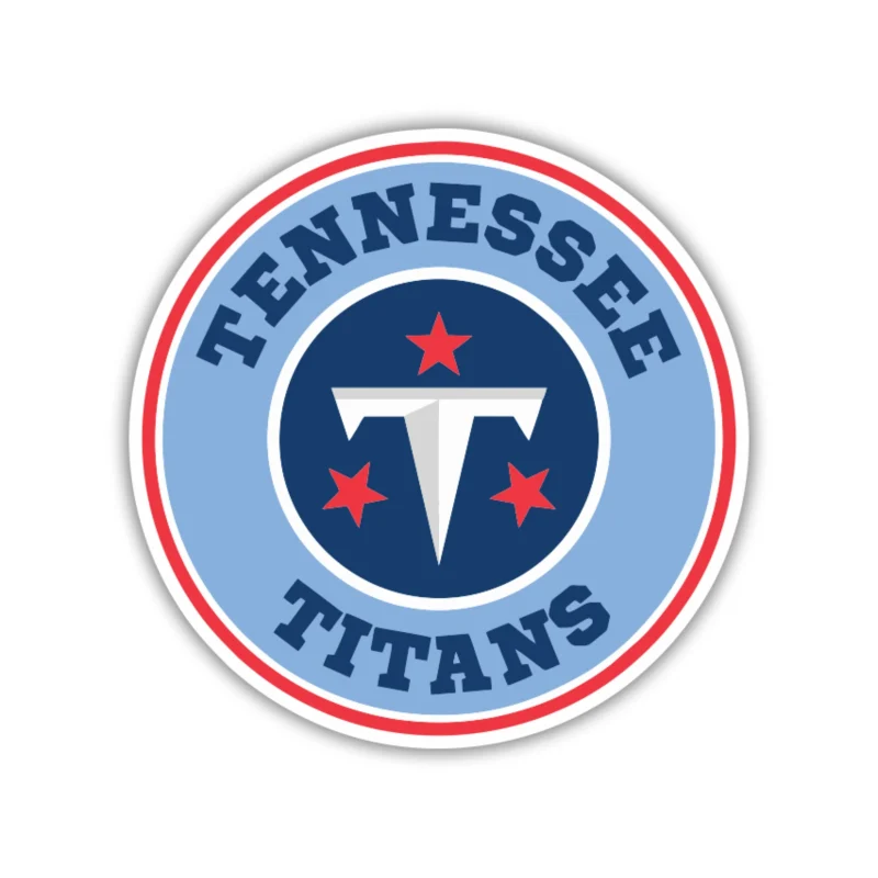 Tennessee Titans Full Color Vinyl Sticker – Custom Size