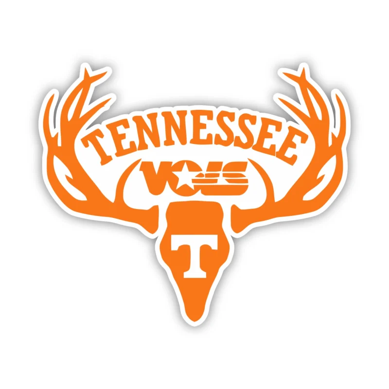 Tennessee Volunteers Full Color Vinyl Decal - Custom Size