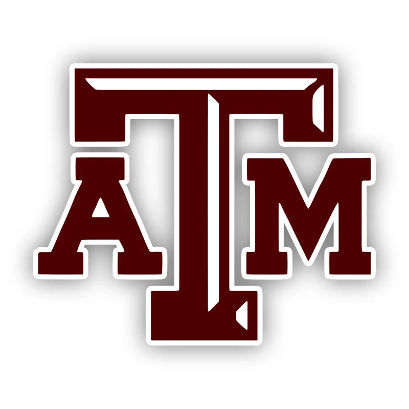 Texas A&M Aggies - Iron On DTF Transfer - Custom Size