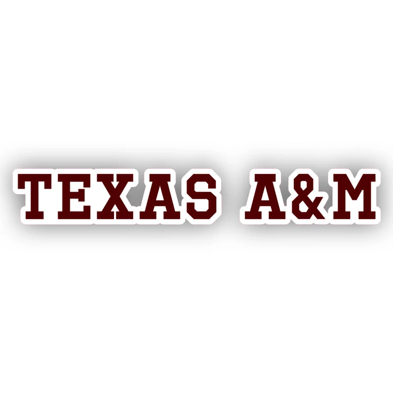 Texas A&M Aggies - Iron On DTF Transfer - Custom Size
