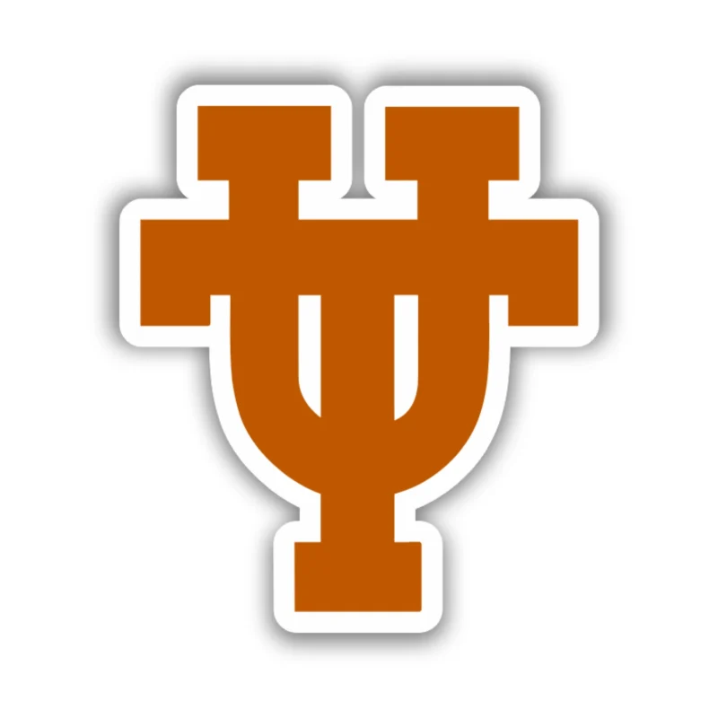 Texas Longhorns Full Color Vinyl Sticker - Custom Size