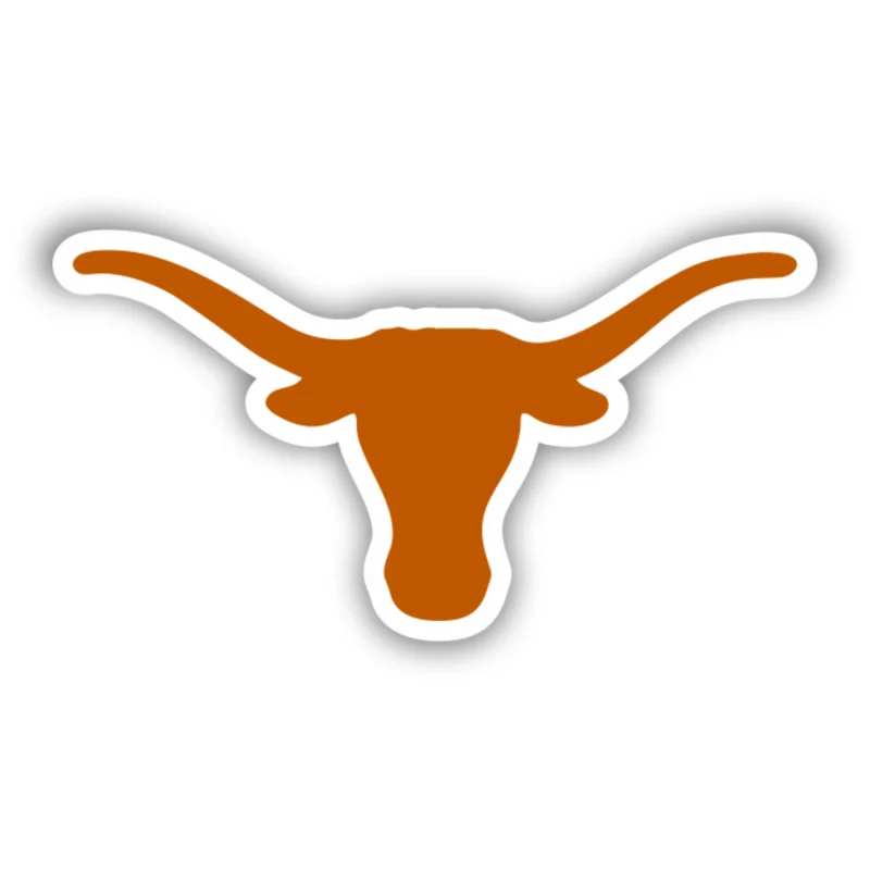 Texas Longhorns - Longhorn Head - Iron On DTF Transfer - Custom Size