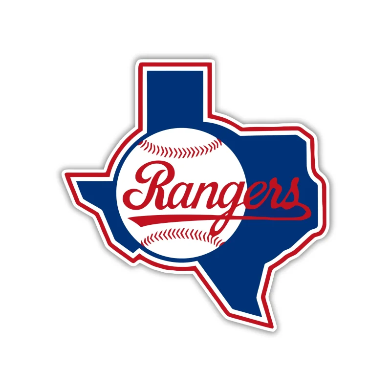 Texas Rangers - State - Iron On DTF Transfer - Custom Size