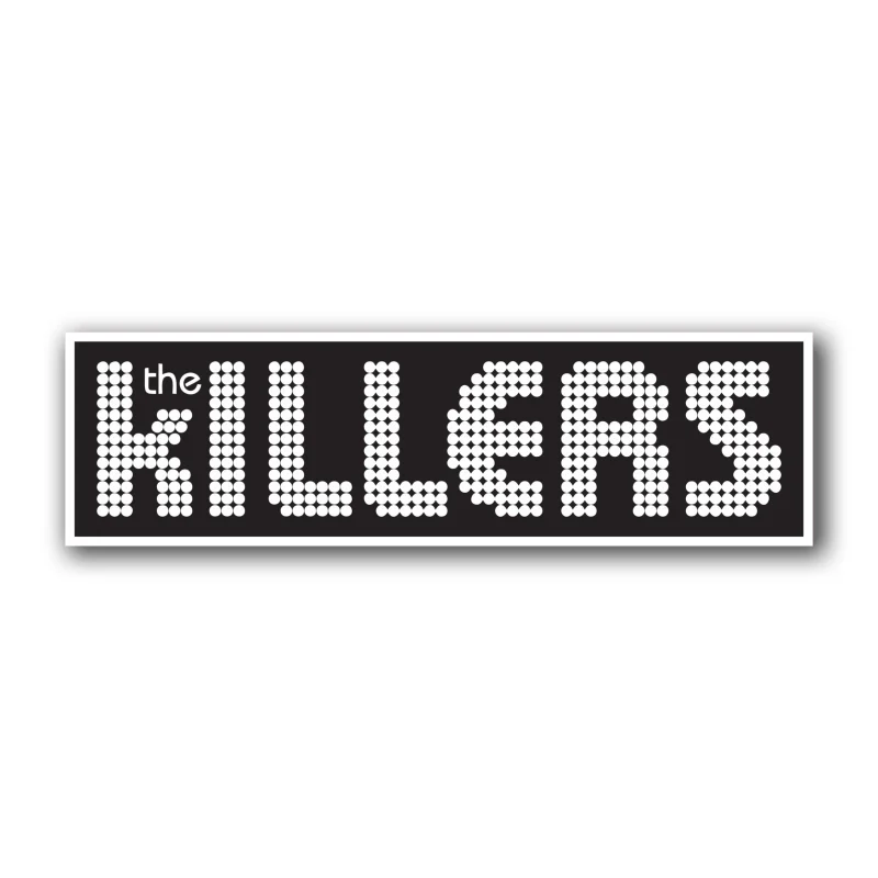 The Killers Full Color Vinyl Decal - Custom Size