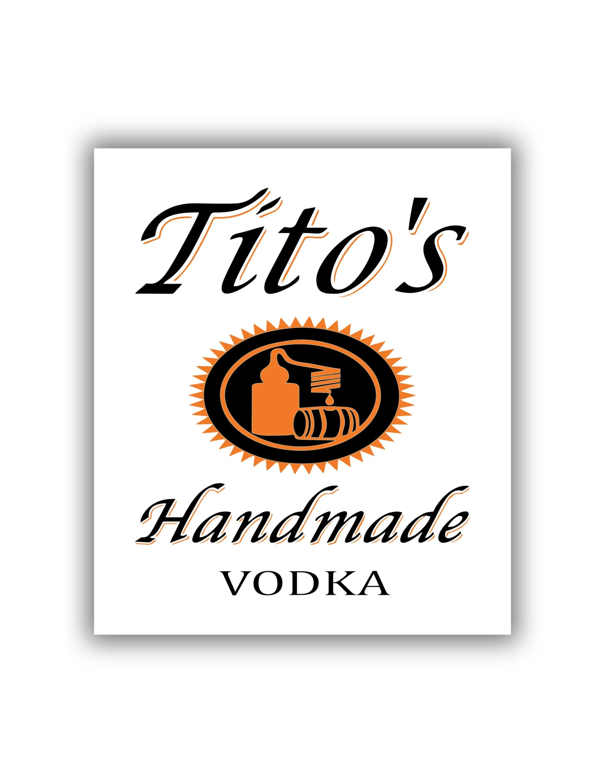 Tito's Vodka - Full Color Vinyl Decal