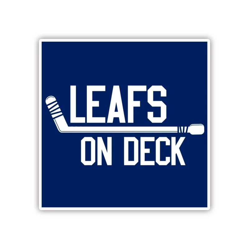 Toronto Maple Leafs - Leafs On Deck - Iron On DTF Transfer - Custom Size