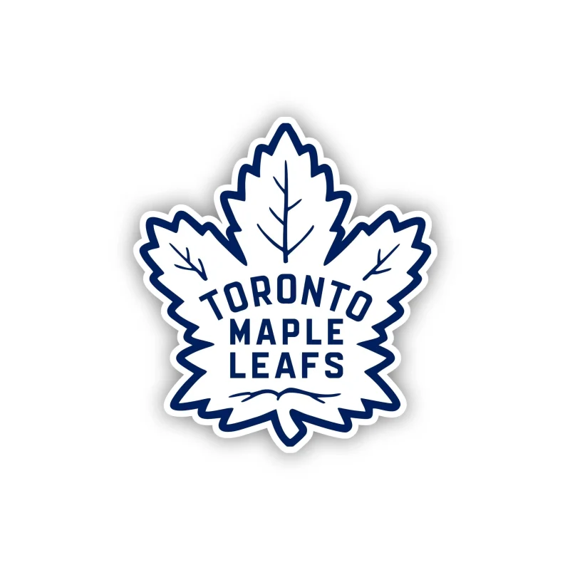 Toronto Maple Leafs - White Leaf - Iron On DTF Transfer - Custom Size