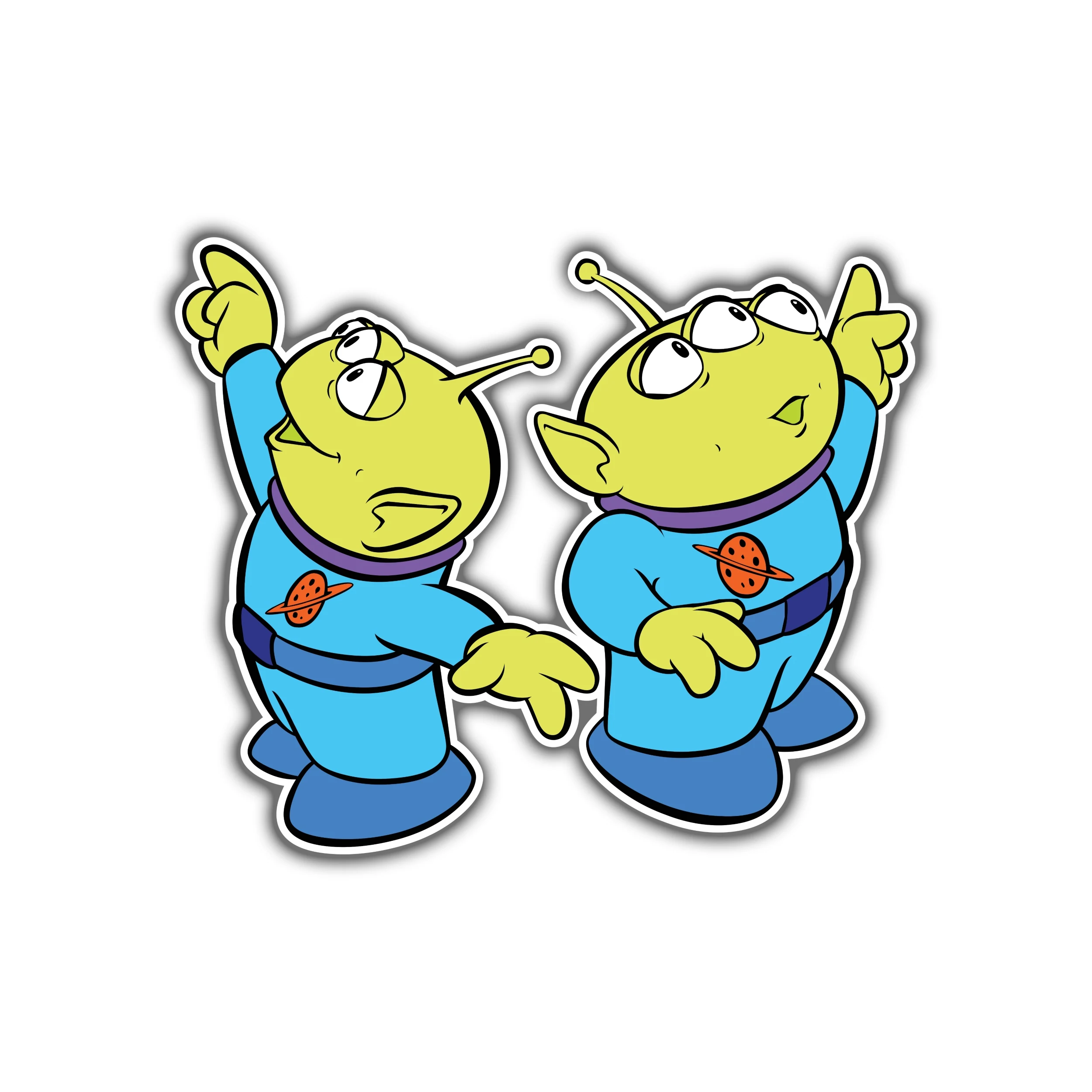 Toy Story Alien Full Color Vinyl Sticker - Custom Size