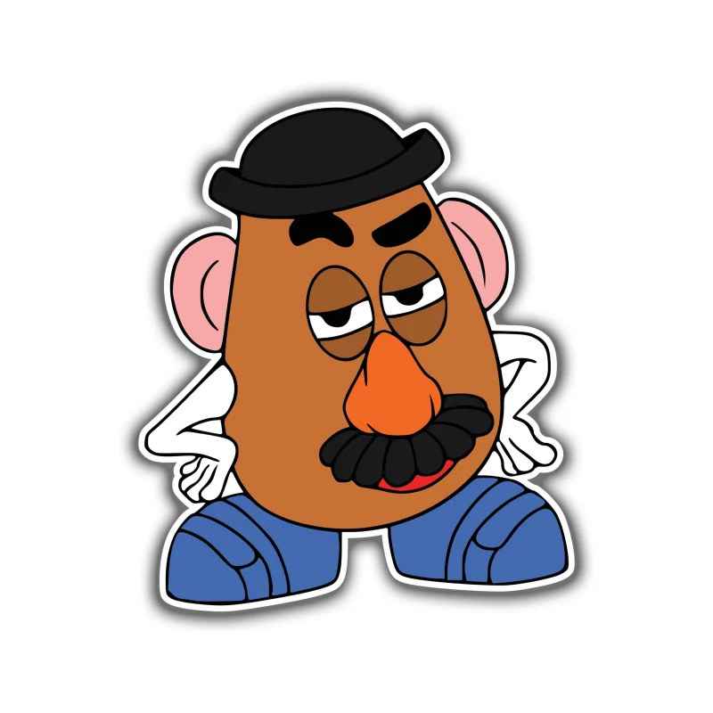 Toy Story Mr. Potato Head Full Color Vinyl Sticker - Custom Size