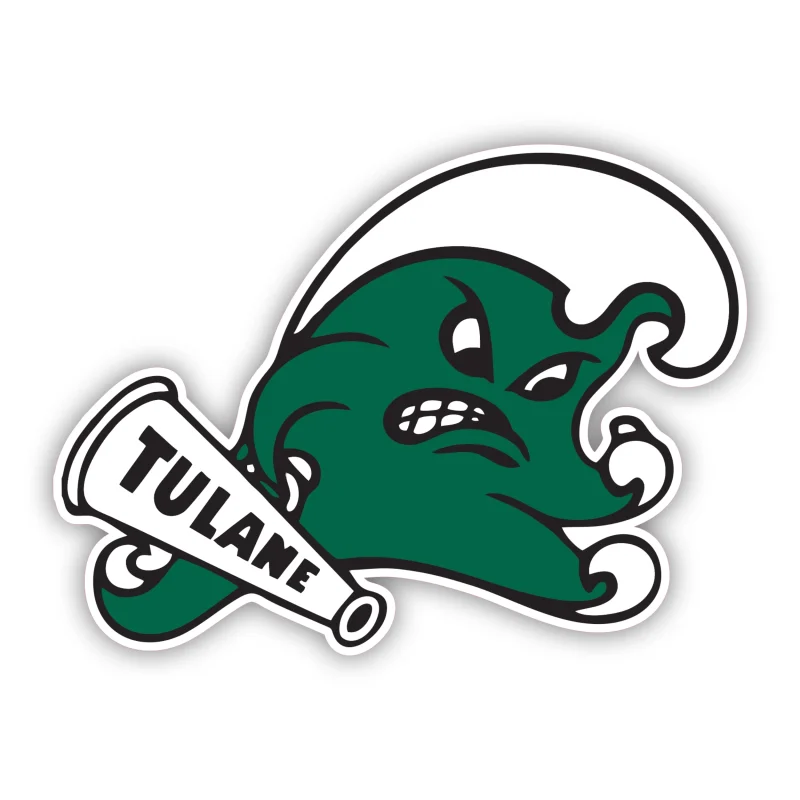 Tulane Green Wave - Iron On DTF Transfer - Custom Size