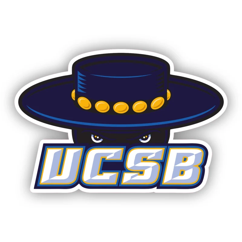 UCSB - Ole Head - Full Color Vinyl Decal - Custom Size