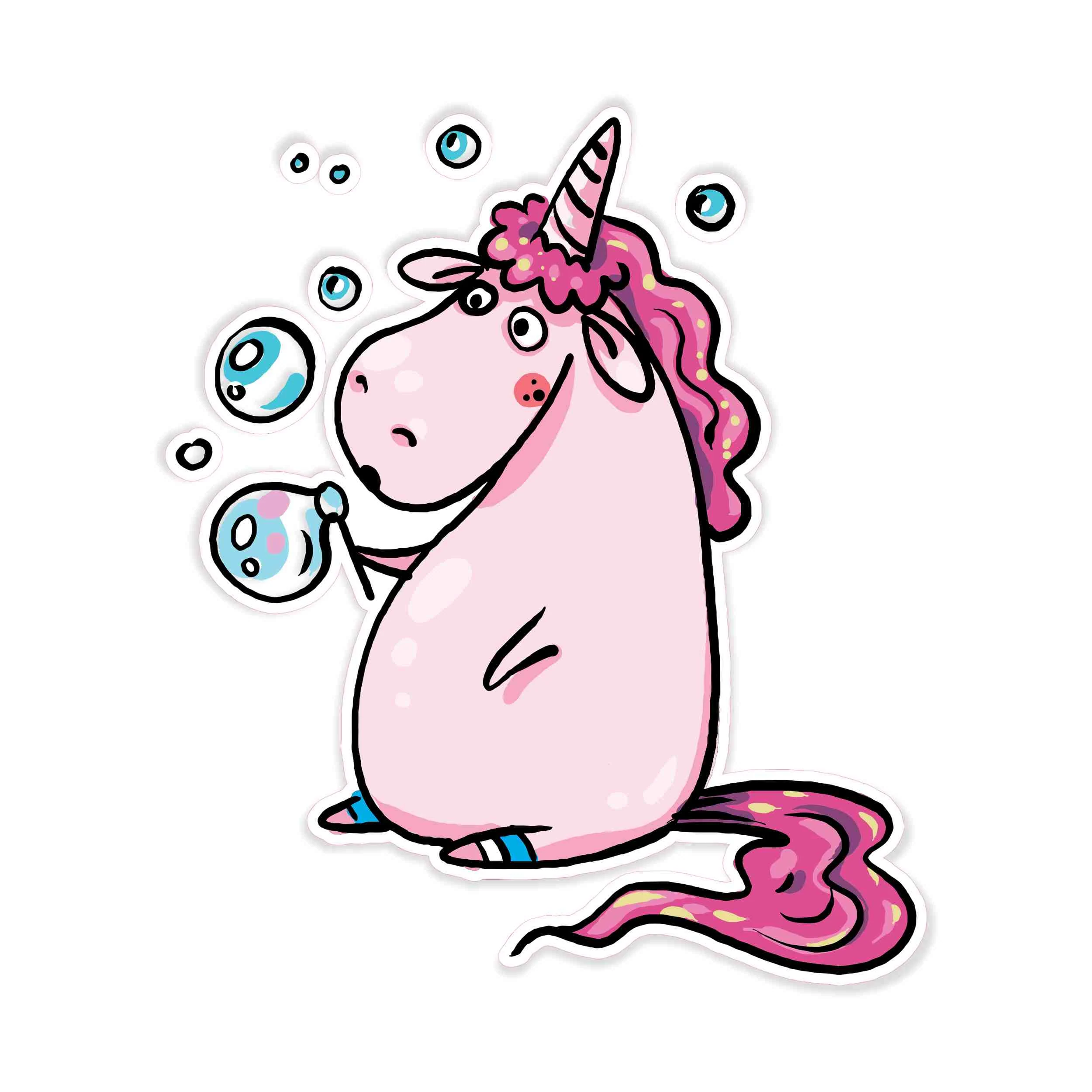 Unicorn Full Color Vinyl Decal - Custom Size