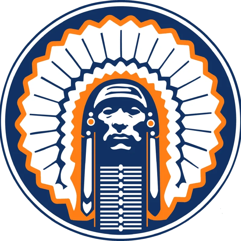 University of Illinois - Chief Illiniwek - Iron On DTF Transfer - Custom Size