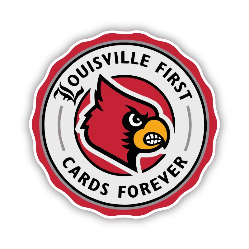 University of Louisville - Louisville First - Iron On DTF Transfer - Custom Size