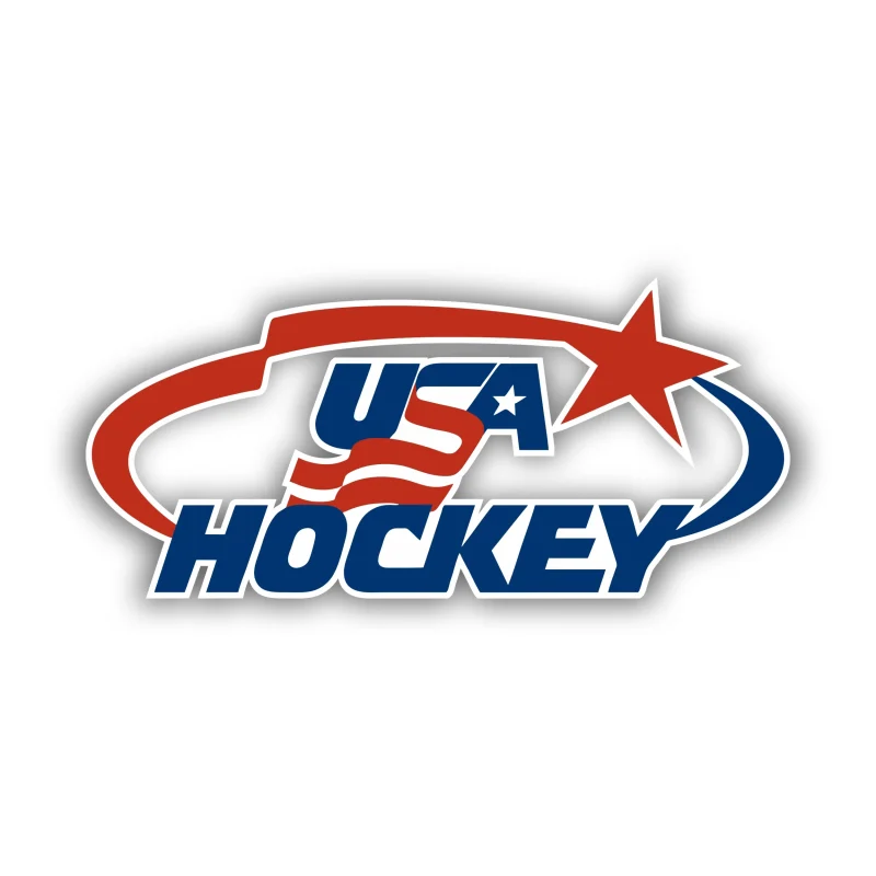 USA Hockey National Team Full Color Vinyl Sticker - Custom Size