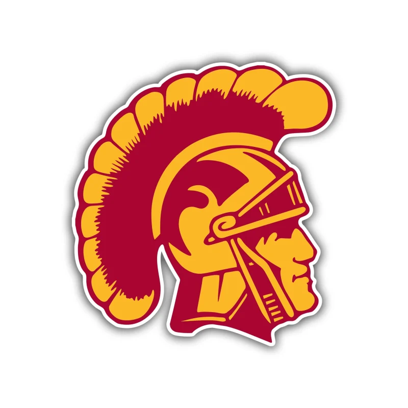 USC Trojans Full Color Vinyl Decal - Custom Size