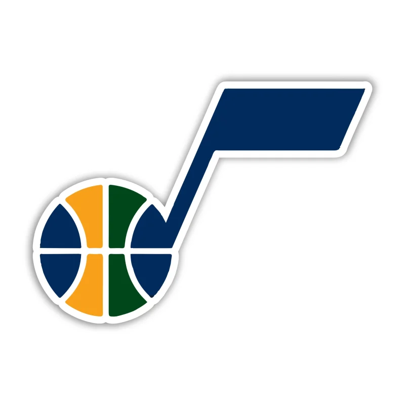 Utah Jazz - Logo - Iron On DTF Transfer - Custom Size