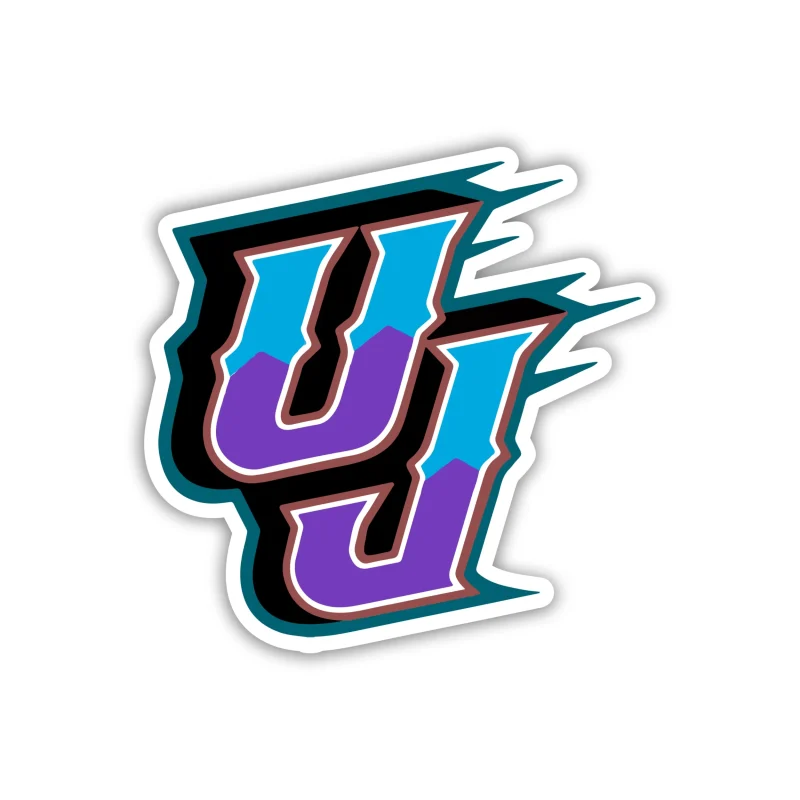 Utah Jazz - UJ - Iron On DTF Transfer - Custom Size